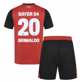 Bayer Leverkusen Alejandro Grimaldo #20 Heimtrikot 2024-25 Kurzarm (+ kurze hosen)